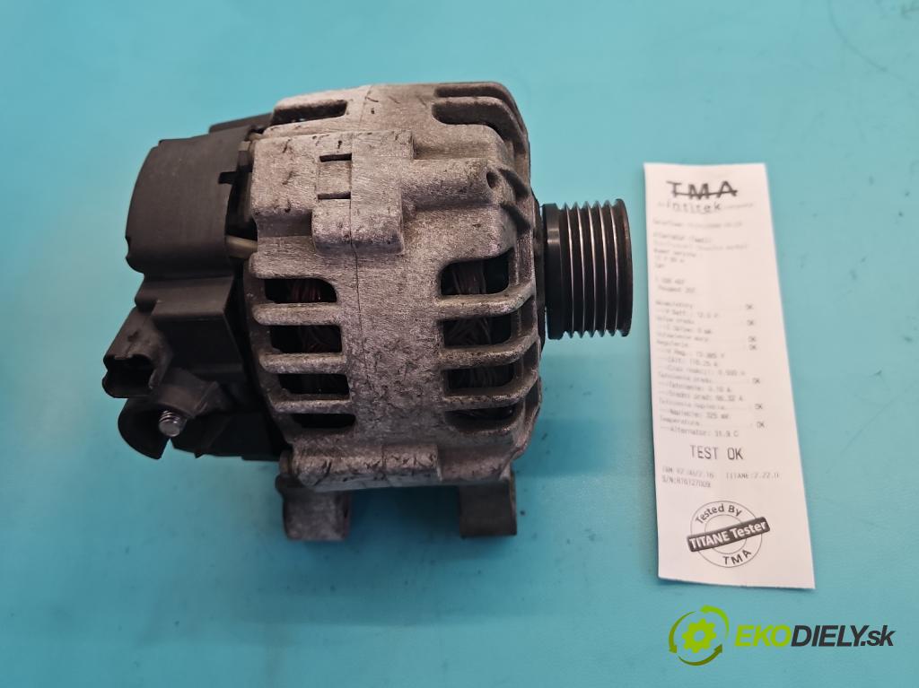 Peugeot 207 1.4 16V 88 hp manual 65 kW 1360 cm3 3- Alternator  (Alternátor)