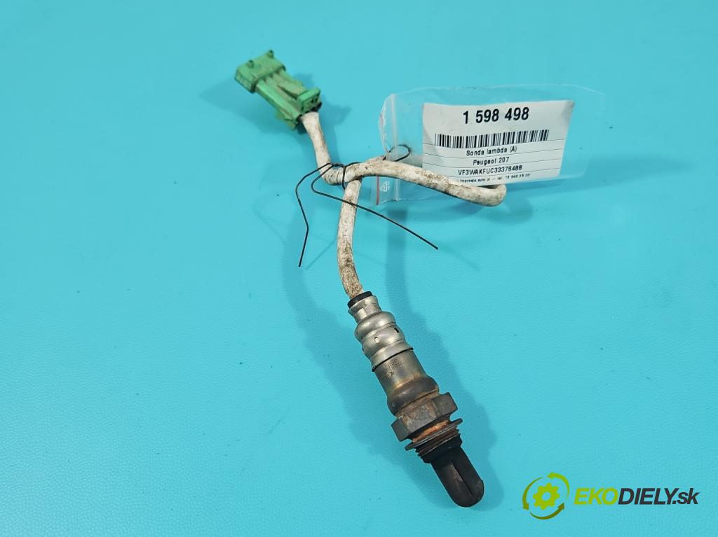 Peugeot 207 1.4 16V 88 HP manual 65 kW 1360 cm3 3- Sonda lambda 9663278880 (Lambda sonda)