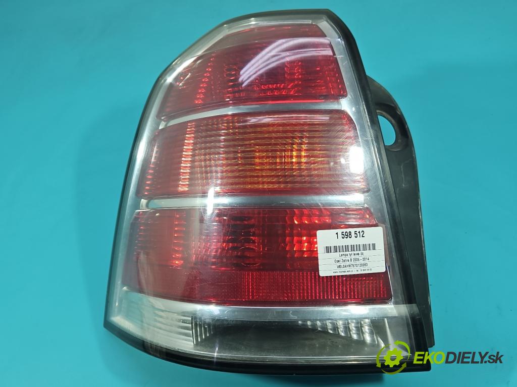 Opel Zafira B 2005-2014 1.9 cdti 150 HP manual 110 kW 1910 cm3 5- svetlo / reflektor zadné ľavé 24451841 (Kľučka dverí ostatné)