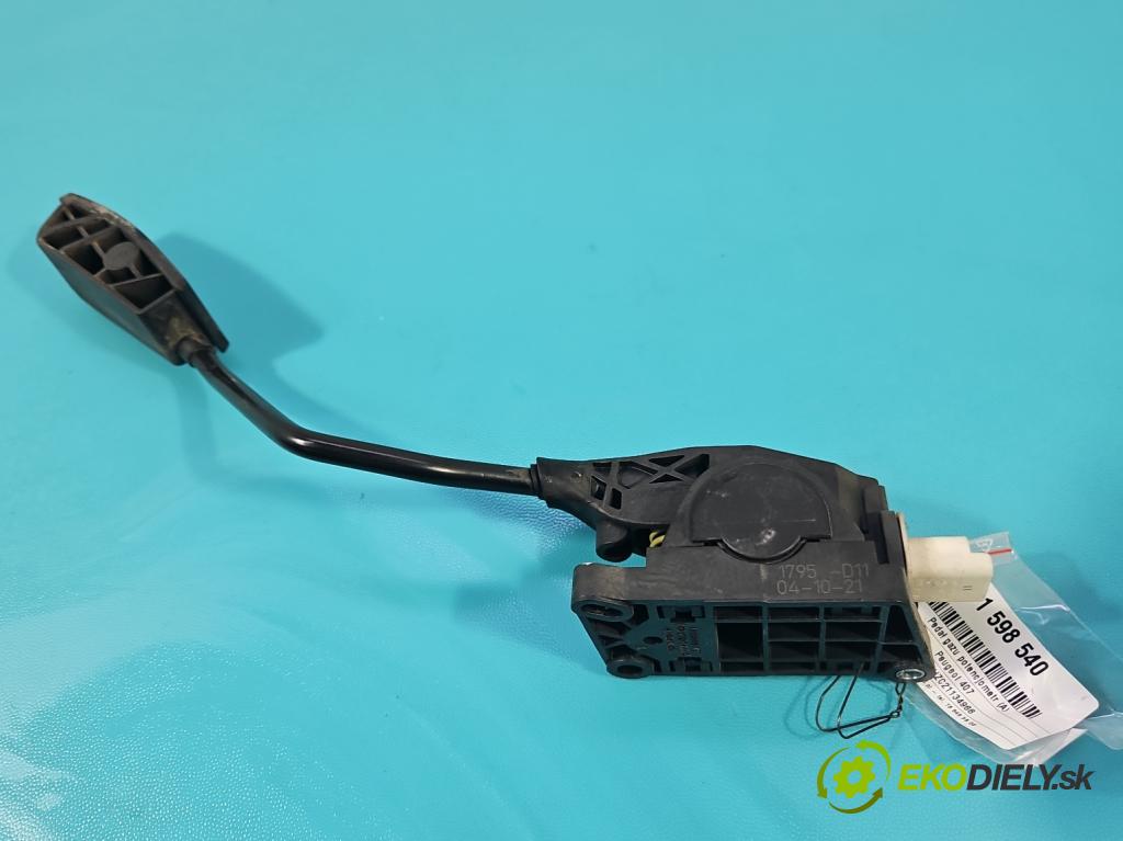 Peugeot 407 1.6 hdi 109 HP manual 80 kW 1560 cm3 5- pedal plyn potenciometr: F00C3E2429