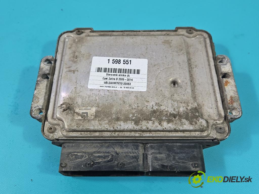 Opel Zafira B 2005-2014 1.9 cdti 150 HP manual 110 kW 1910 cm3 5- riadiaca jednotka motora 0281014024