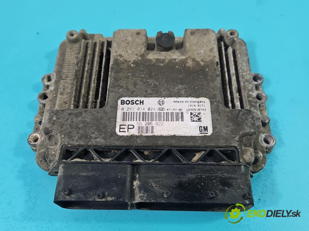 Opel Zafira B 2005-2014 1.9 cdti 150 HP manual 110 kW 1910 cm3 5- riadiaca jednotka motora 0281014024