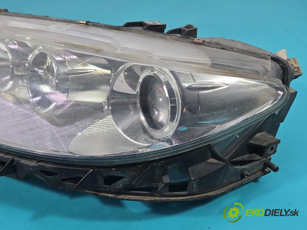 Mazda 6 I GG 2002-2007 1.8 16V 120 HP manual 88 kW 1798 cm3 4- Reflektor: ľavý 014002472L (Kľučka dverí ostatné)
