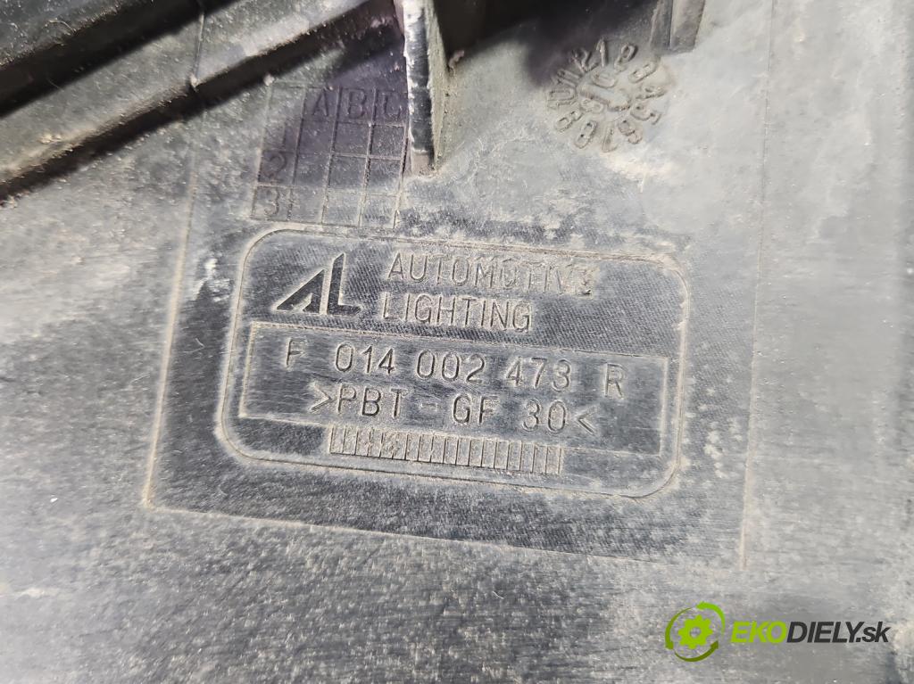 Mazda 6 I GG 2002-2007 1.8 16V 120 HP manual 88 kW 1798 cm3 4- Reflektor: pravý F014002473R (Svetlo predné pravé)