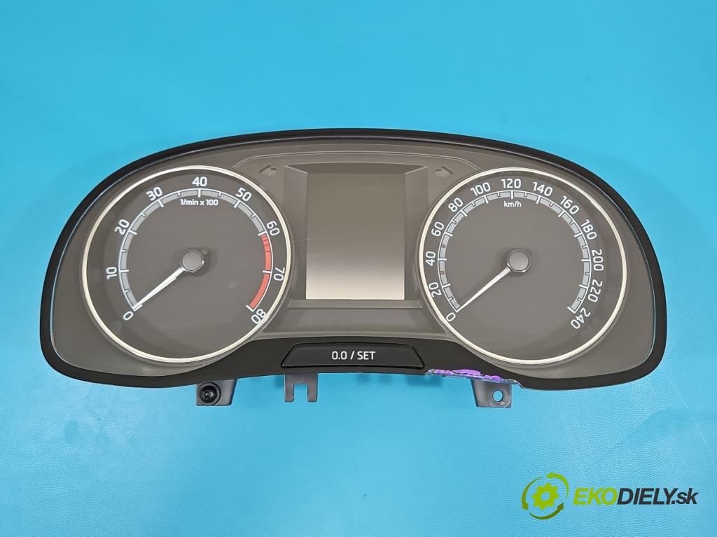 Skoda Fabia III 2014-2021 1.0 MPI 60 HP manual 44 kW 999 cm3 5- prístrojovka/ budíky 6V0920730E (Prístrojová doska)