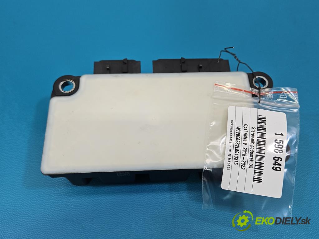 Opel Astra V  2015-2022 1.2 12V 131 hp manual 96 kW 1199 cm3 5- řídící jednotka polštáře: 13534765