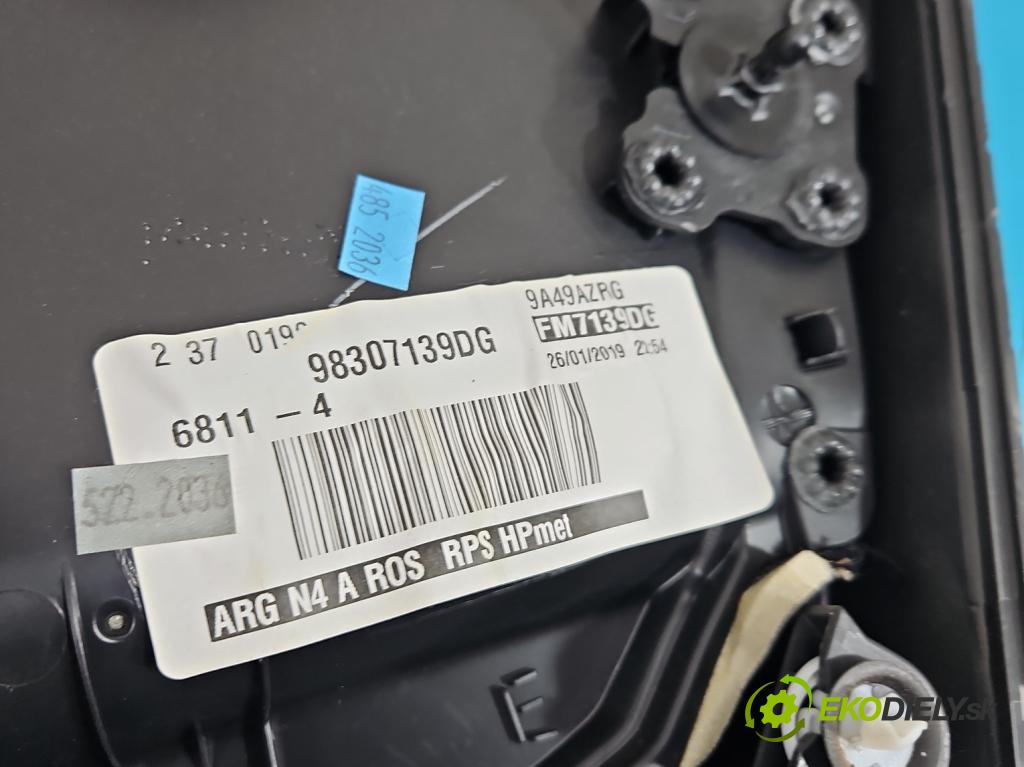 Peugeot 5008 II 2017-2024 2.0 hdi 177 HP automatic 130 kW 1997 cm3 5- Čalounictví: dvere zadné ľavé 98307139DG