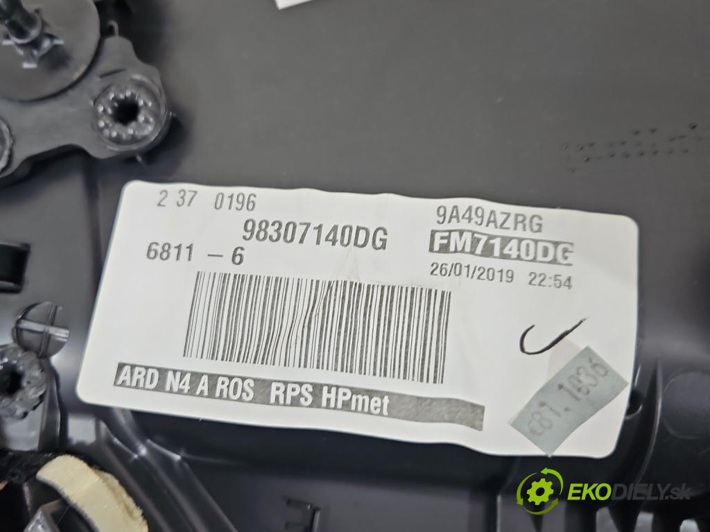 Peugeot 5008 II 2017-2024 2.0 hdi 177 HP automatic 130 kW 1997 cm3 5- Čalounictví: dvere zadné pravé 98307140DG