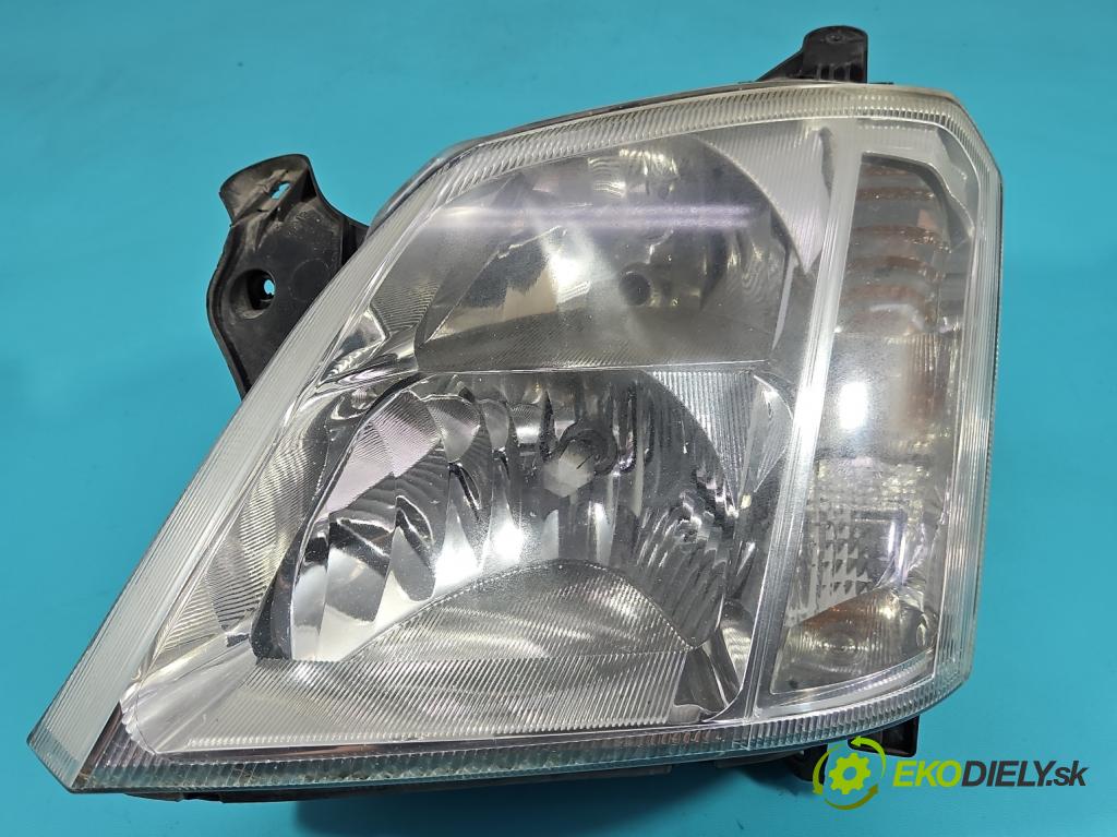 Opel Meriva A 2002-2010 1.7 cdti 101 HP manual 74 kW 1686 cm3 5- Reflektor: ľavý 93321052 (Kľučka dverí ostatné)