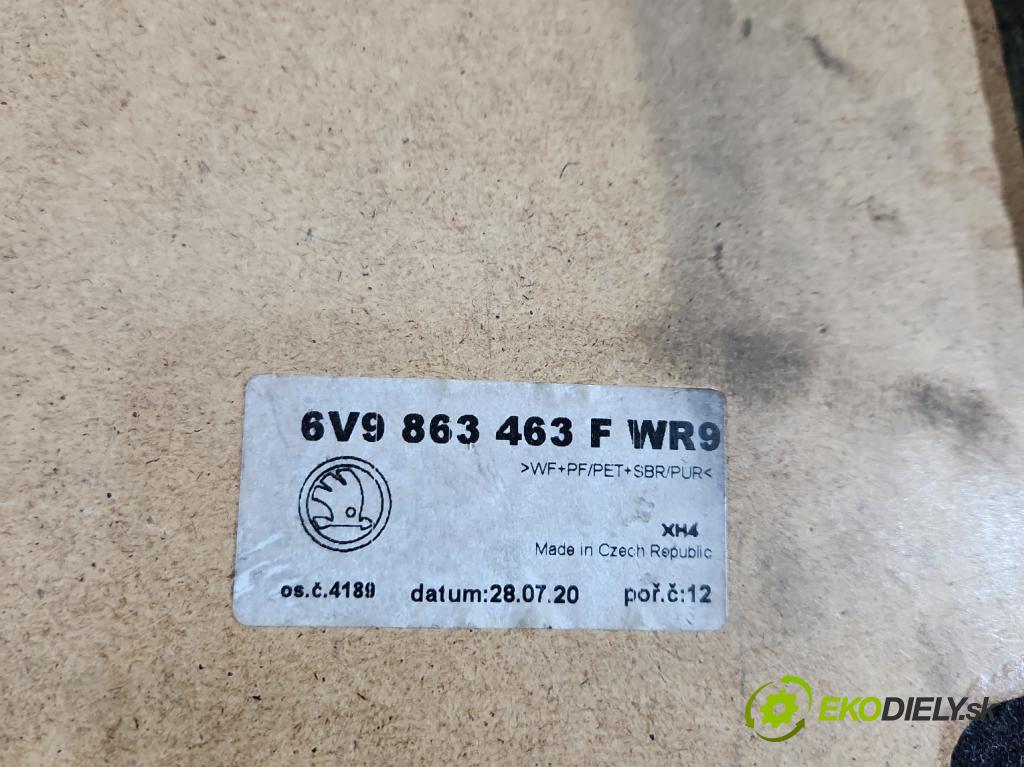 Skoda Fabia III 2014-2021 1.0 MPI 60 HP manual 44 kW 999 cm3 5- koberec do auta kufra: 863463F