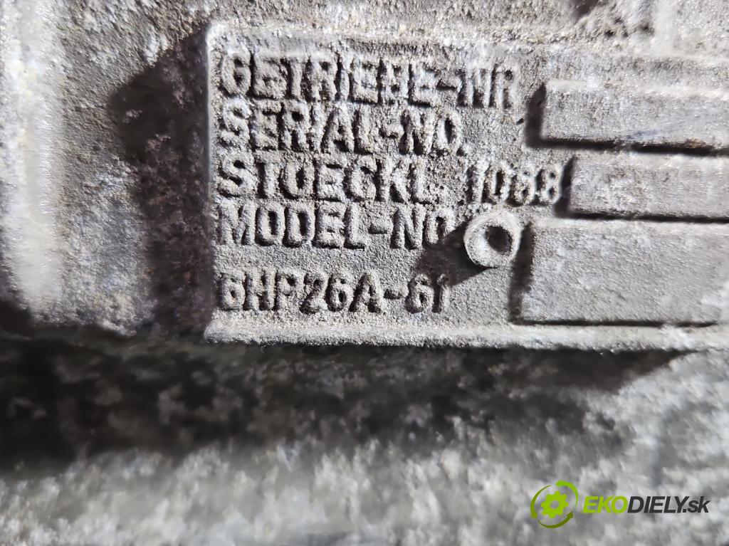 Bentley Continental I 2005-2013 6.0 V12 automatic 411 kW 5998 cm3 4- prevodovka stupeň,rýchlosť automat JBA