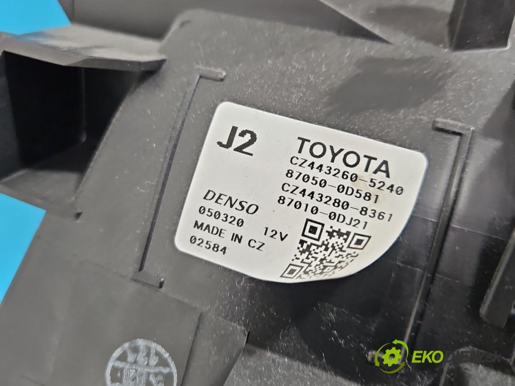 Toyota Yaris III 2011-2020 1.5 vvti 111KM manual 82 kW 1496 cm3 5- radiator 625874-000 (Radiátor kúrenia)