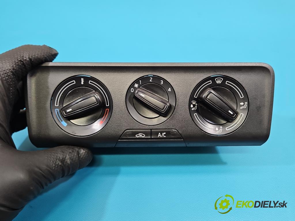 Skoda Fabia III 2014-2021 1.0 MPI 60 HP manual 44 kW 999 cm3 5- panel kúrenia 