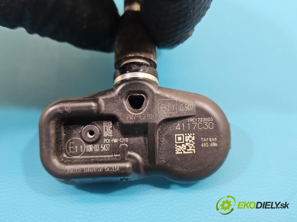 Toyota Yaris III 2011-2020 1.5 vvti 111KM manual 82 kW 1496 cm3 5- snímač tlaku pneumatika PCX-PMV-C210 (Snímač tlaku v pneumatice)