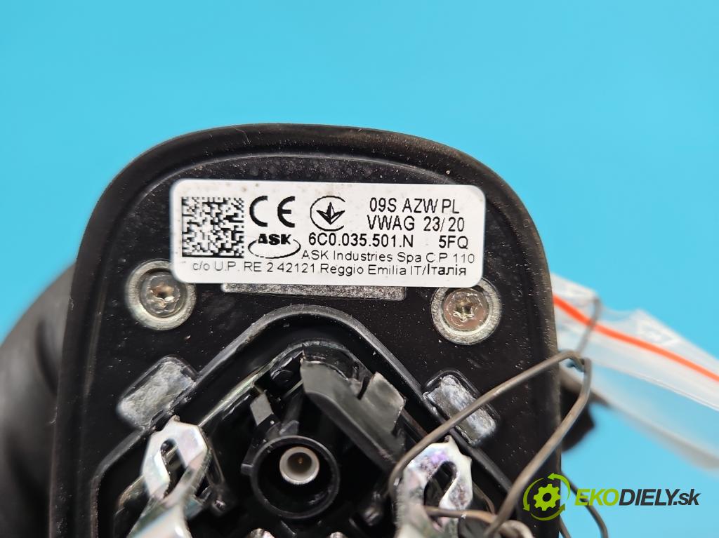 Skoda Fabia III 2014-2021 1.0 MPI 60 HP manual 44 kW 999 cm3 5- Antena 6C0035501N