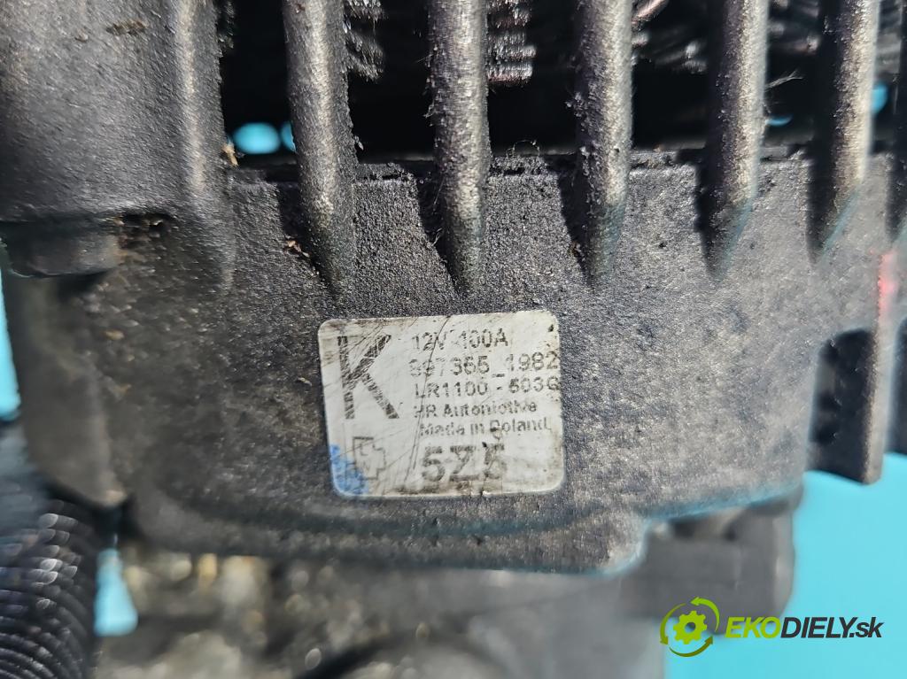 Opel Meriva A 2002-2010 1.7 cdti 101 HP manual 74 kW 1686 cm3 5- Alternator 897355-1982 (Alternátor)