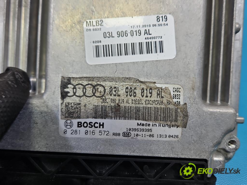 Audi A4 B8 2007-2015 2.0 tdi 120 HP manual 88 kW 1968 cm3 4- riadiaca jednotka motora 03L906019AL