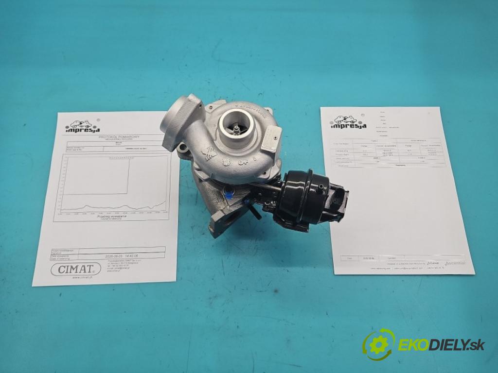 Audi A4 B8 2007-2015 2.0 tdi 120 hp manual 88 kW 1968 cm3 4- Turbodmychadlo repasováno BV43B-0190