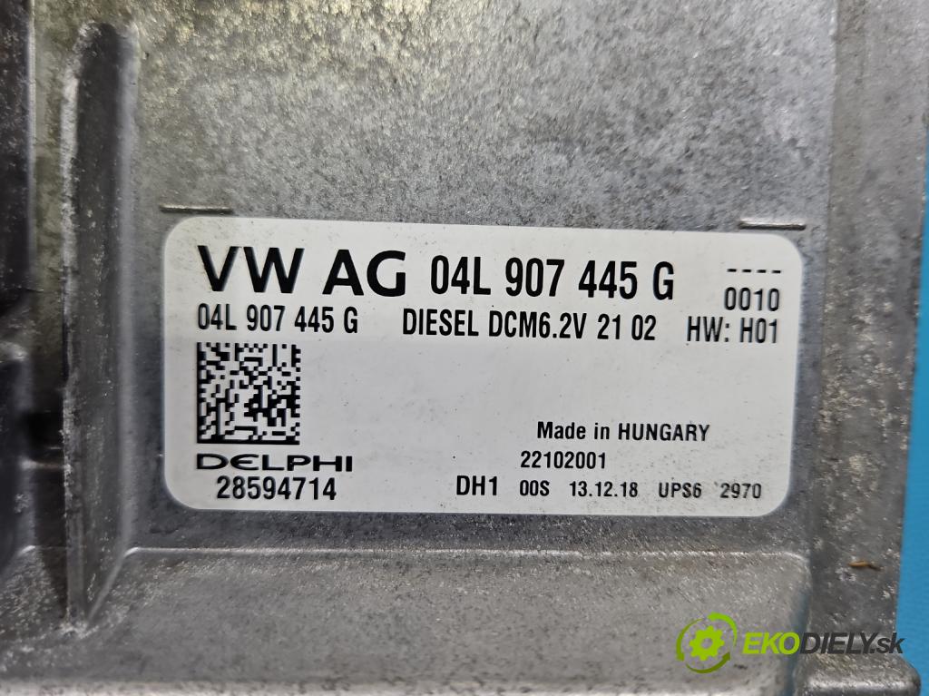 Skoda Octavia III 2013- 1.6 tdi DGT: 116 HP manual 85 kW 1598 cm3 5- riadiaca jednotka motora 04L907445G