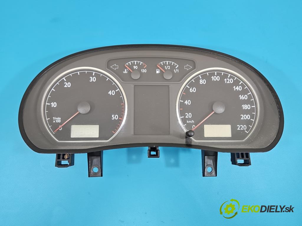 Vw Polo IV 9N 2001-2009 1.9 tdi 101 HP manual 74 kW 1896 cm3 5- prístrojovka/ budíky 6Q0920801E (Prístrojová doska)