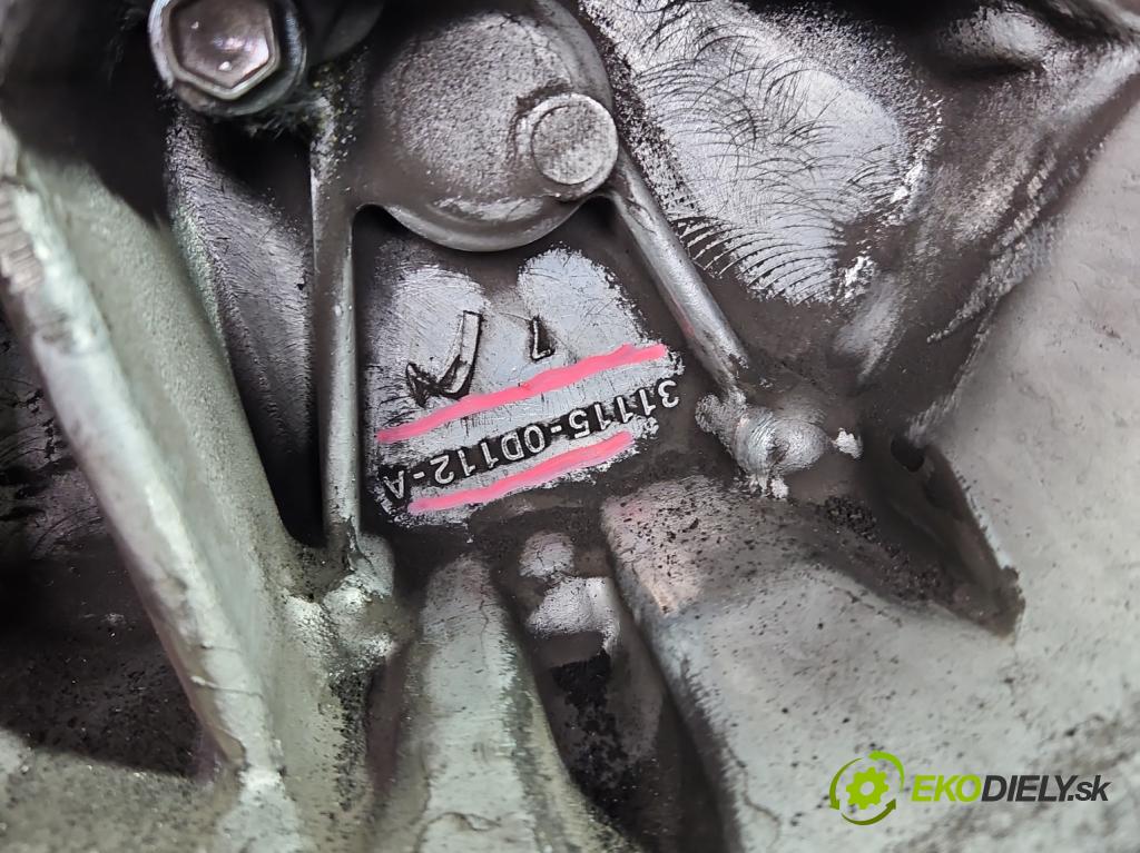 Toyota Yaris III 2011-2020 1.5 vvti 111KM manual 82 kW 1496 cm3 5- prevodovka stupeň,rýchlosť manual 31115-0D112-A