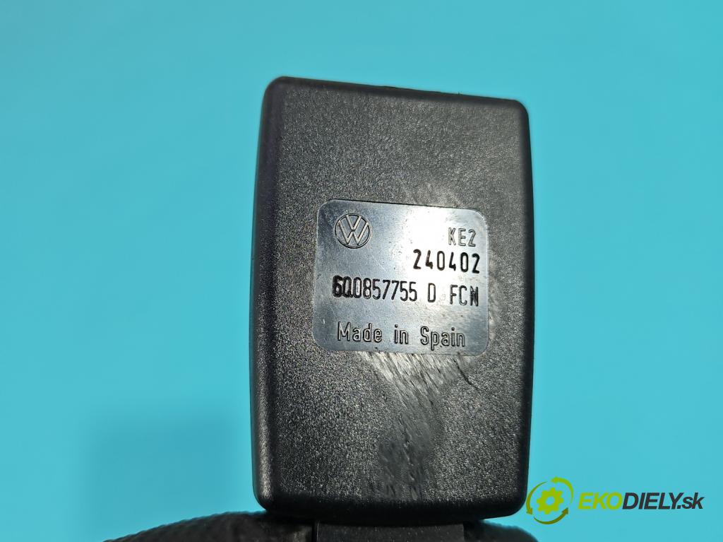 Vw Polo IV 9N 2001-2009 1.2 12v 64 HP manual 47 kW 1198 cm3 3- pas bezpečnosť: predné ľavý 6Q0857755D