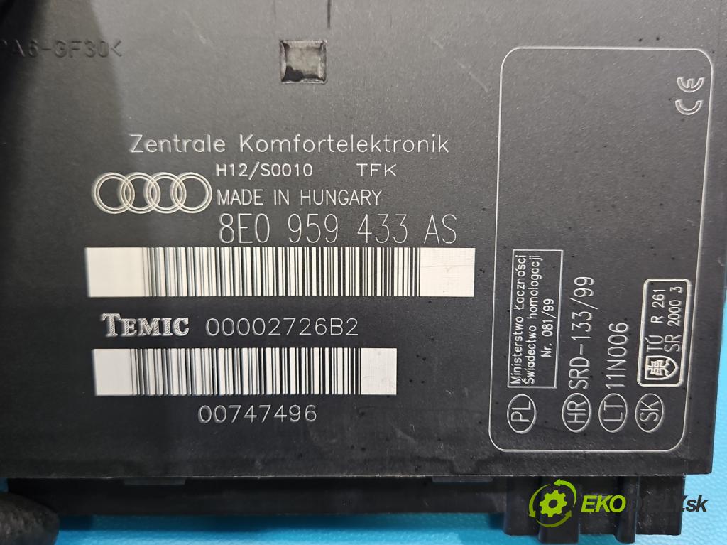 Audi A4 B6 2000-2004 2.0 FSI 150 HP manual 110 kW 1984 cm3 4- riadiaca jednotka komfortu 8E0959433AS