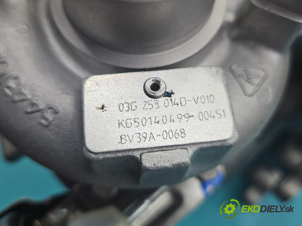 Skoda Octavia II 2004-2013 1.9 TDI BLS 105 HP manual 77 kW 1896 cm3 5- turbodúchadlo, turbo repasovaná BV39A-0068
