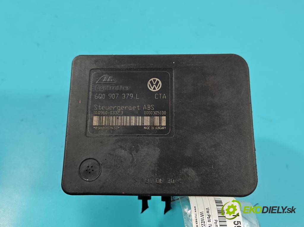 Vw Polo IV 9N 2001-2009 1.2 12v 64 HP manual 47 kW 1198 cm3 3- čerpadlo abs 6Q0614117H (Pumpa ABS)