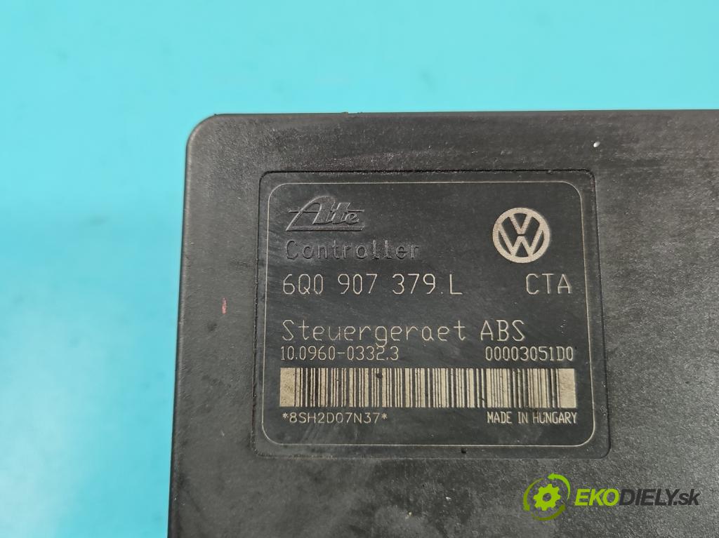 Vw Polo IV 9N 2001-2009 1.2 12v 64 HP manual 47 kW 1198 cm3 3- čerpadlo abs 6Q0614117H (Pumpa ABS)