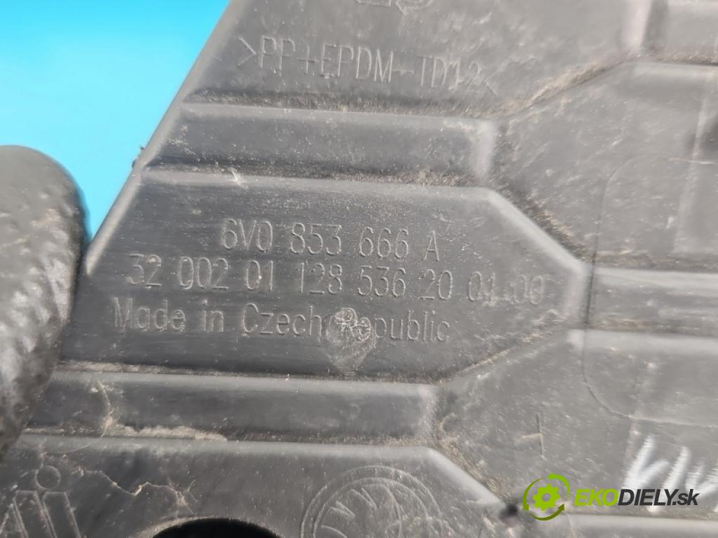 Skoda Fabia III 2014-2021 1.0 MPI 60 hp manual 44 kW 999 cm3 5- Zaślepka: mřížka: nárazníku medián: 6V0853677E
