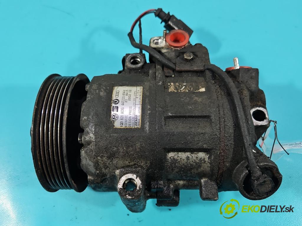 Vw Polo IV 9N 2001-2009 1.2 12v 64 HP manual 47 kW 1198 cm3 3- Kompresor: klimatizácie 6Q0820803G (Kompresor klimatizácie)