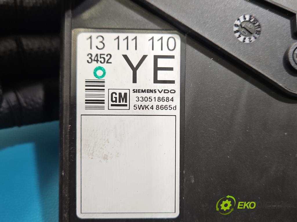 Opel Corsa C 2000-2006 1.2 16V 80 HP manual 59 kW 1229 cm3 3- riadiaca jednotka motora 0261208253