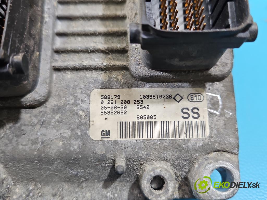 Opel Corsa C 2000-2006 1.2 16V 80 HP manual 59 kW 1229 cm3 3- riadiaca jednotka motora 0261208253