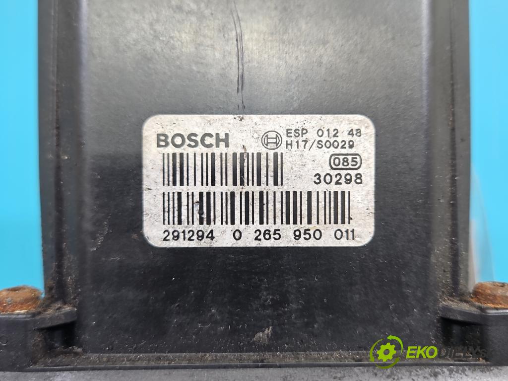 Audi A4 B6 2000-2004 2.0 FSI 150 HP manual 110 kW 1984 cm3 4- čerpadlo abs 0265950011 (Pumpa ABS)