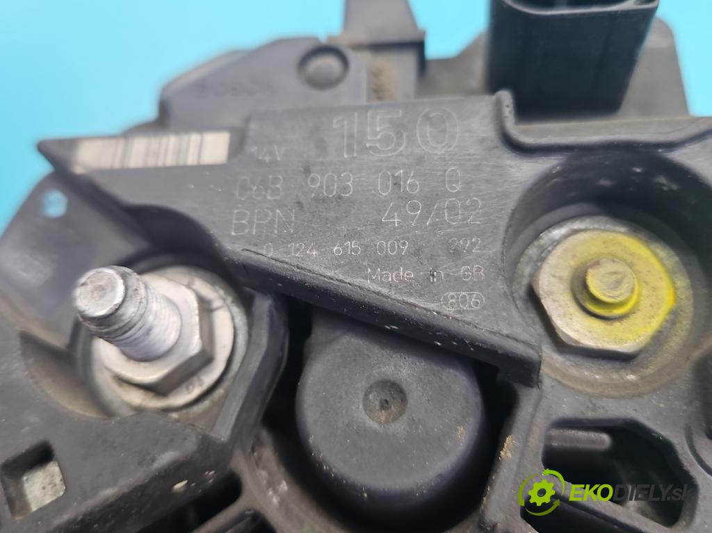 Audi A4 B6 2000-2004 2.0 FSI 150 HP manual 110 kW 1984 cm3 4- Alternator 06B903016Q (Alternátor)