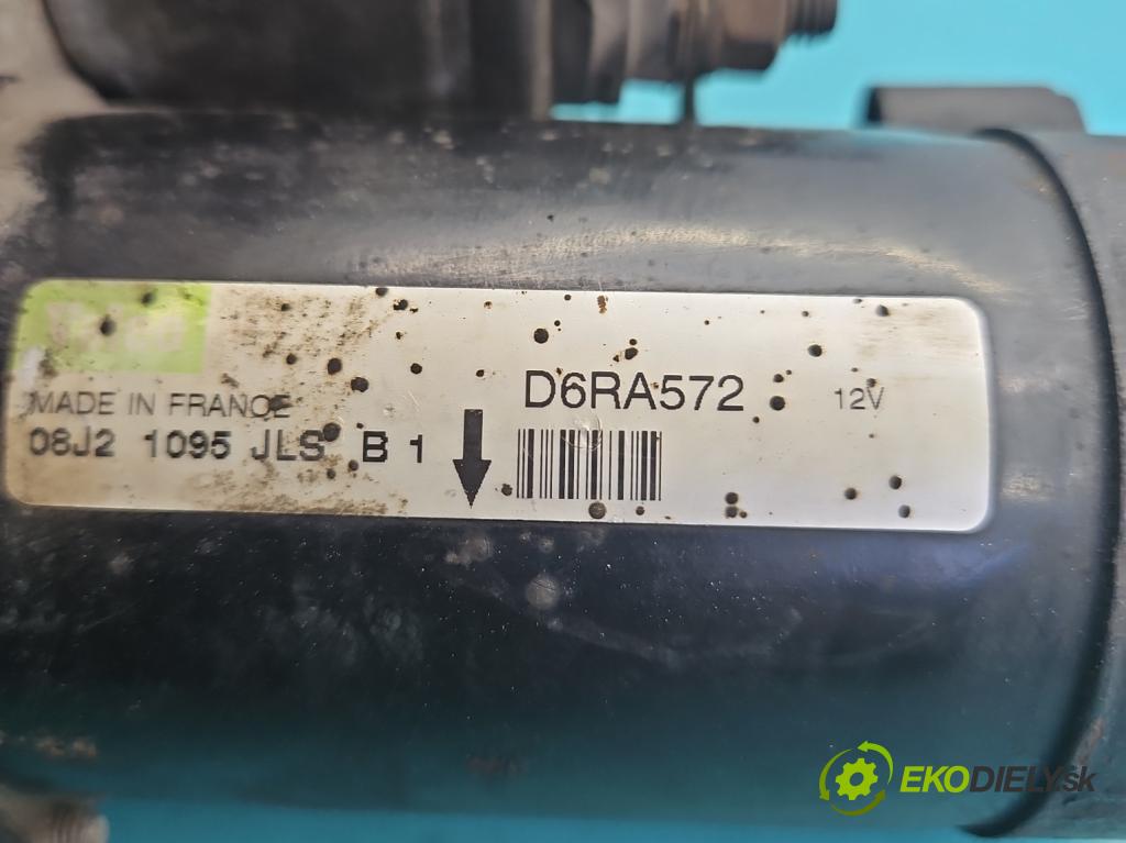 Peugeot 206 1.4 8V 75 HP manual 55 kW 1360 cm3 3- štartér D6RA572 (Štartér)