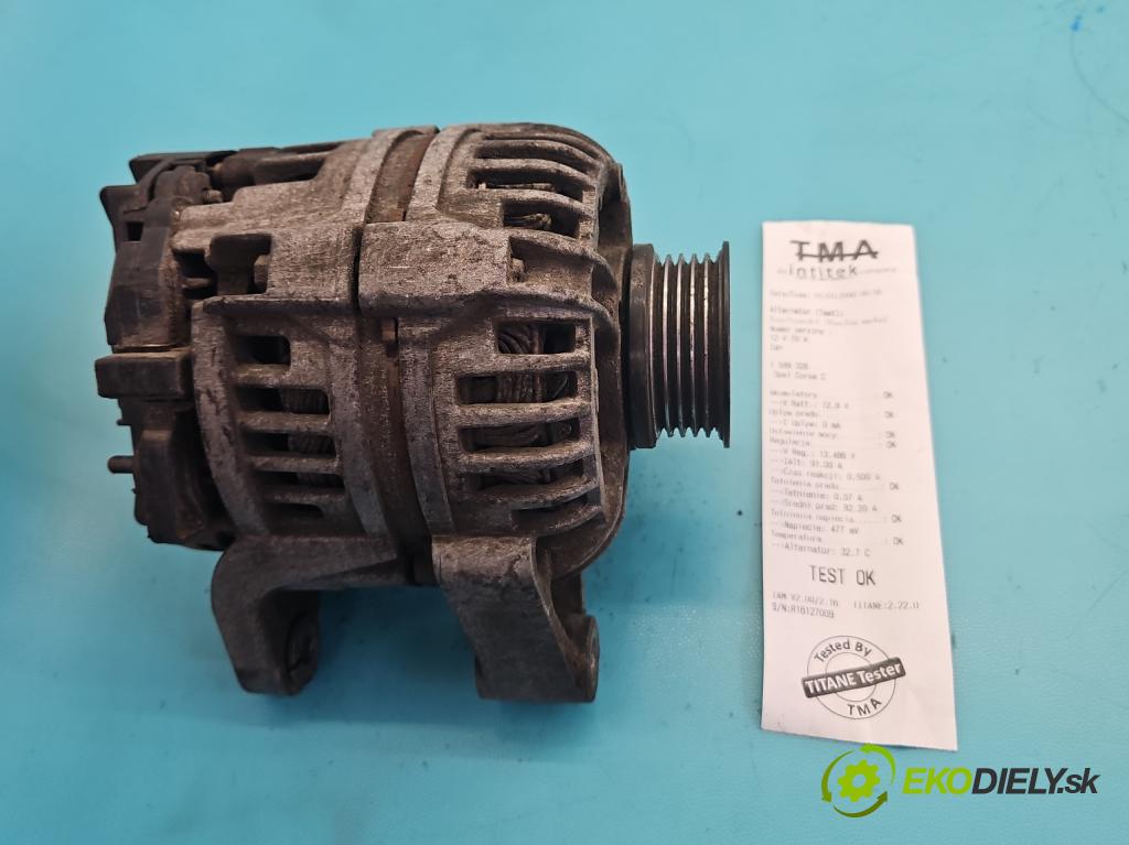 Opel Corsa C 2000-2006 1.2 16V 80 hp manual 59 kW 1229 cm3 3- Alternator 24437119 (Alternátor)