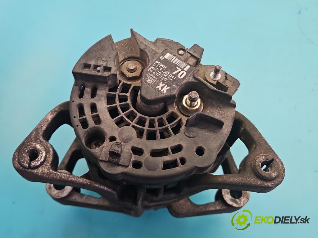 Opel Corsa C 2000-2006 1.2 16V 80 HP manual 59 kW 1229 cm3 3- Alternator 24437119 (Alternátor)