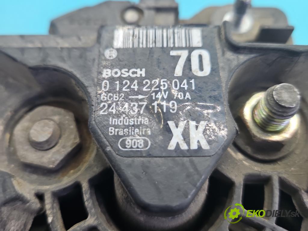 Opel Corsa C 2000-2006 1.2 16V 80 HP manual 59 kW 1229 cm3 3- Alternator 24437119 (Alternátor)