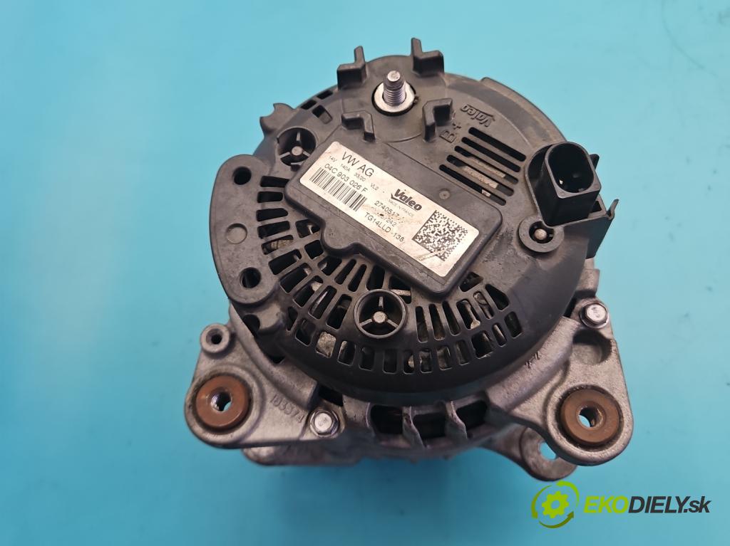 Skoda Fabia III 2014-2021 1.0 MPI 60 HP manual 44 kW 999 cm3 5- Alternator 04C903026F (Alternátor)