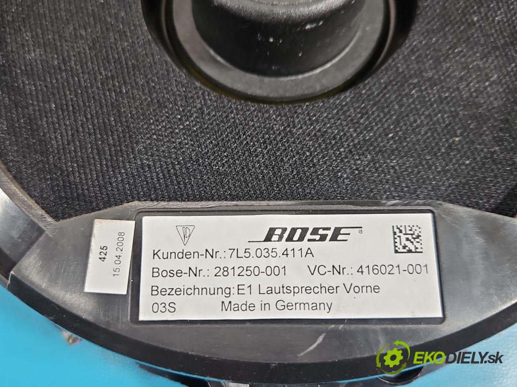 Porsche Cayenne I 2002-2010 4.8 V8 automatic 283 kW 4806 cm3 5- Mluvčí: 7L5035411A