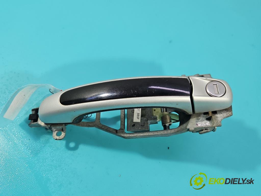 Porsche Cayenne I 2002-2010 4.8 V8 automatic 283 kW 4806 cm3 5- rukoväť predné ľavé mimo: 7L0837885F (Kľučka dverí vonkajšia predná ľavá)