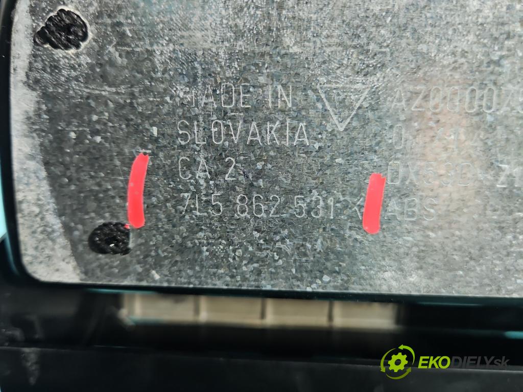 Porsche Cayenne I 2002-2010 4.8 V8 automatic 283 kW 4806 cm3 5- lišta ozdobná vnitŕní: 7L5862531K