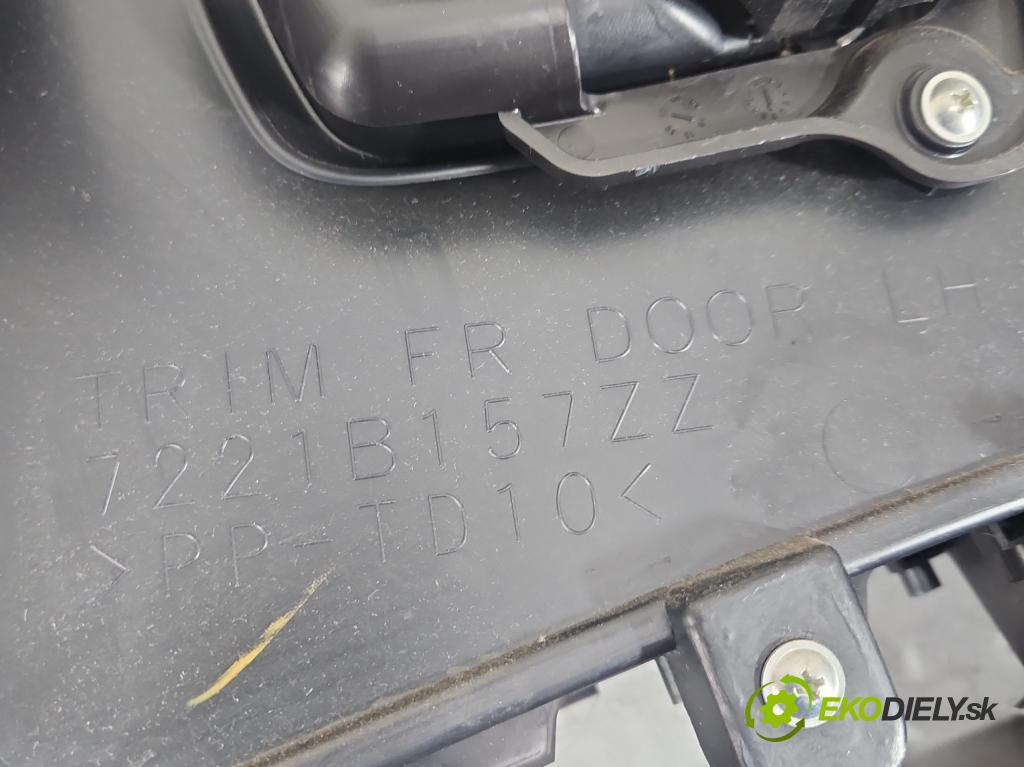 Mitsubishi Outlander II 2006-2013 2.2 DI-D 177 HP manual 130 kW 2268 cm3 5- Čalounictví: dvere predné ľavé 7221B157ZZ
