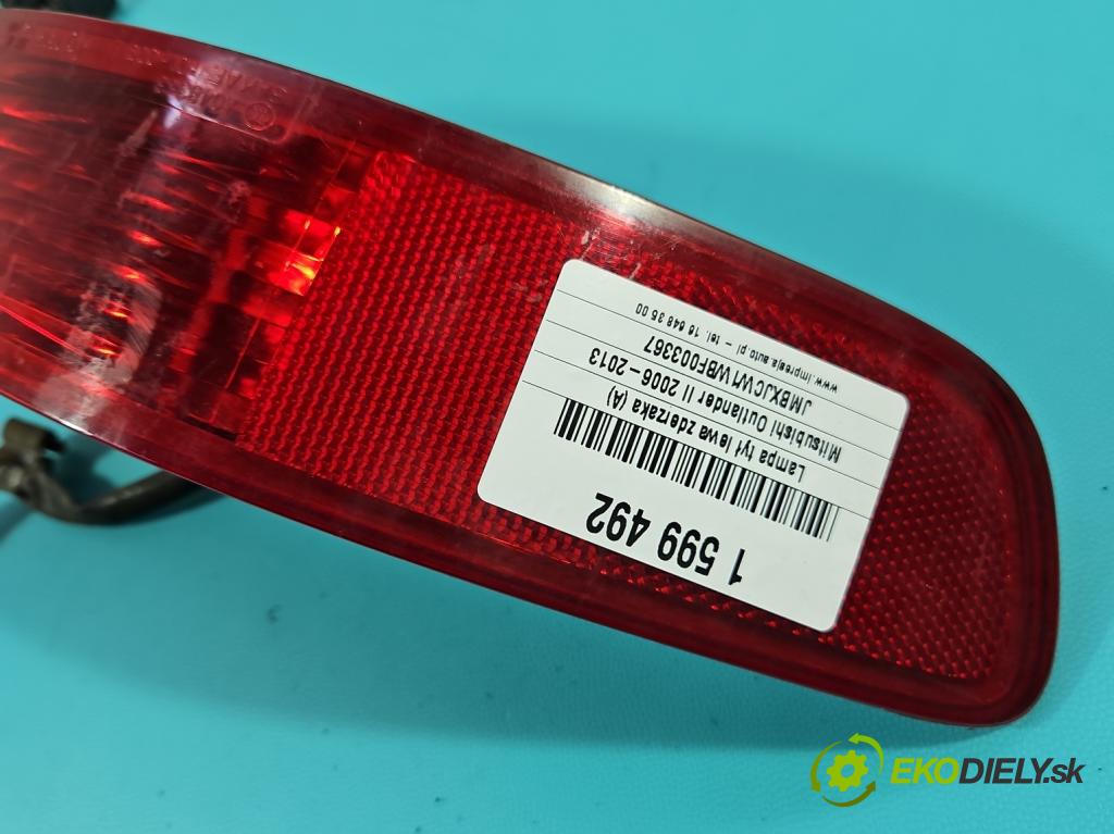 Mitsubishi Outlander II 2006-2013 2.2 DI-D 177 HP manual 130 kW 2268 cm3 5- svetlo / reflektor zadné ľavé nárazník RCL-009L