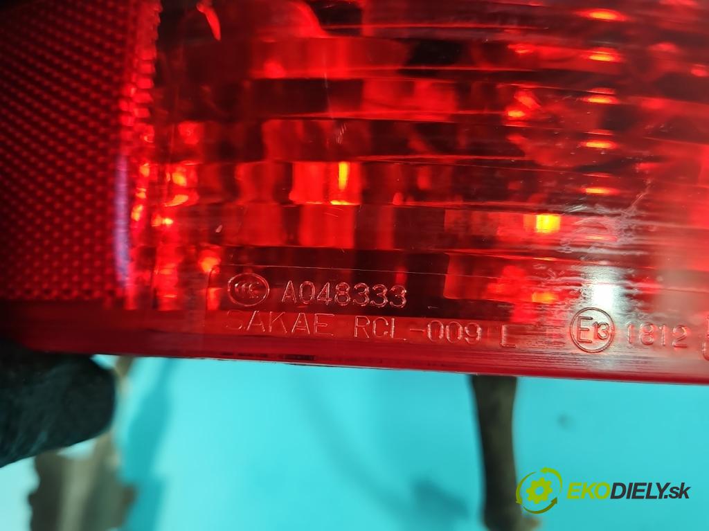 Mitsubishi Outlander II 2006-2013 2.2 DI-D 177 HP manual 130 kW 2268 cm3 5- svetlo / reflektor zadné ľavé nárazník RCL-009L