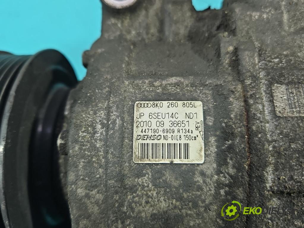 Audi A4 B8 2007-2015 2.0 tdi 120 HP manual 88 kW 1968 cm3 4- Kompresor: klimatizácie 8K0260805L (Kompresor klimatizácie)