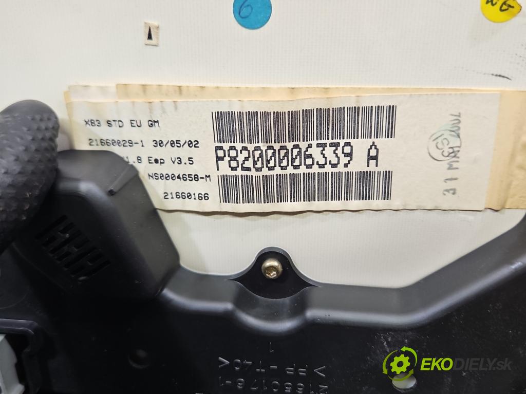 Opel Vivaro 2001-2014 1.9 cdti 101 HP manual 74 kW 1870 cm3 5- prístrojovka/ budíky P8200006339A (Prístrojová doska)