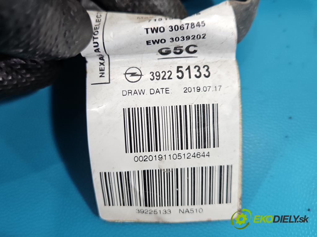 Opel Astra V  2015-2022 1.2 12V 131 HP manual 96 kW 1199 cm3 5- Zväzok: motora 39225133